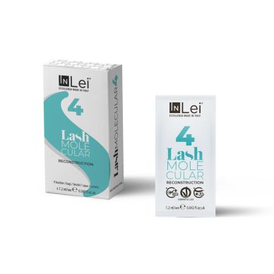 Lash Molecular 4 μοριακή αναδόμηση Monodose 25.9 για φυσικές βλεφαρίδες σε φακελάκια  9 x 1,2ml ‒ InLei®