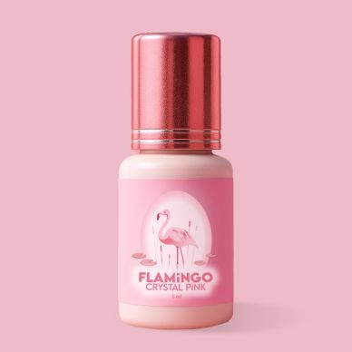 Κόλλα Βλεφαρίδων Flamingo Crystal Pink για όλες τις τεχνικές extensions βλεφαρίδων