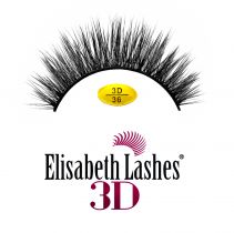 1 ζεύγος 3D βλεφαρίδες Μακιγιάζ Elisabeth Lashes τύπου Dolly Πολύ Μακριές, Πυκνές σε στυλ Kardashian